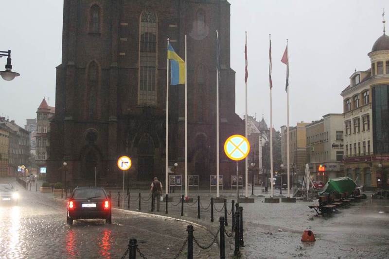 Tropikalna nawałnica w Legnicy