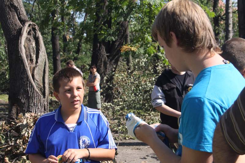 Pospolite ruszenie w legnickim parku