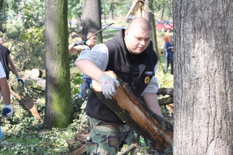 Pospolite ruszenie w legnickim parku