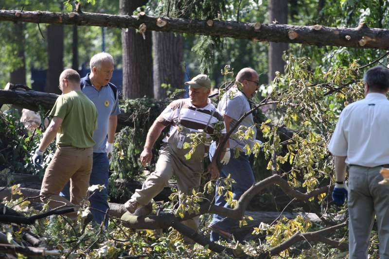 Pospolite ruszenie w legnickim parku