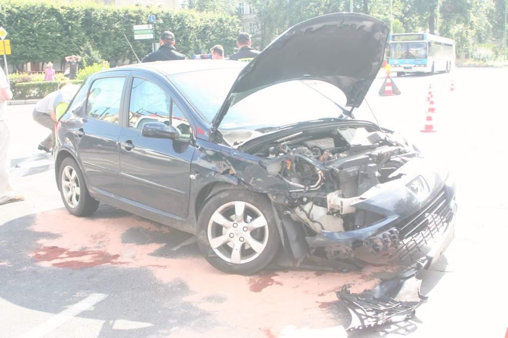 Wypadek na ul. Mickiewicza