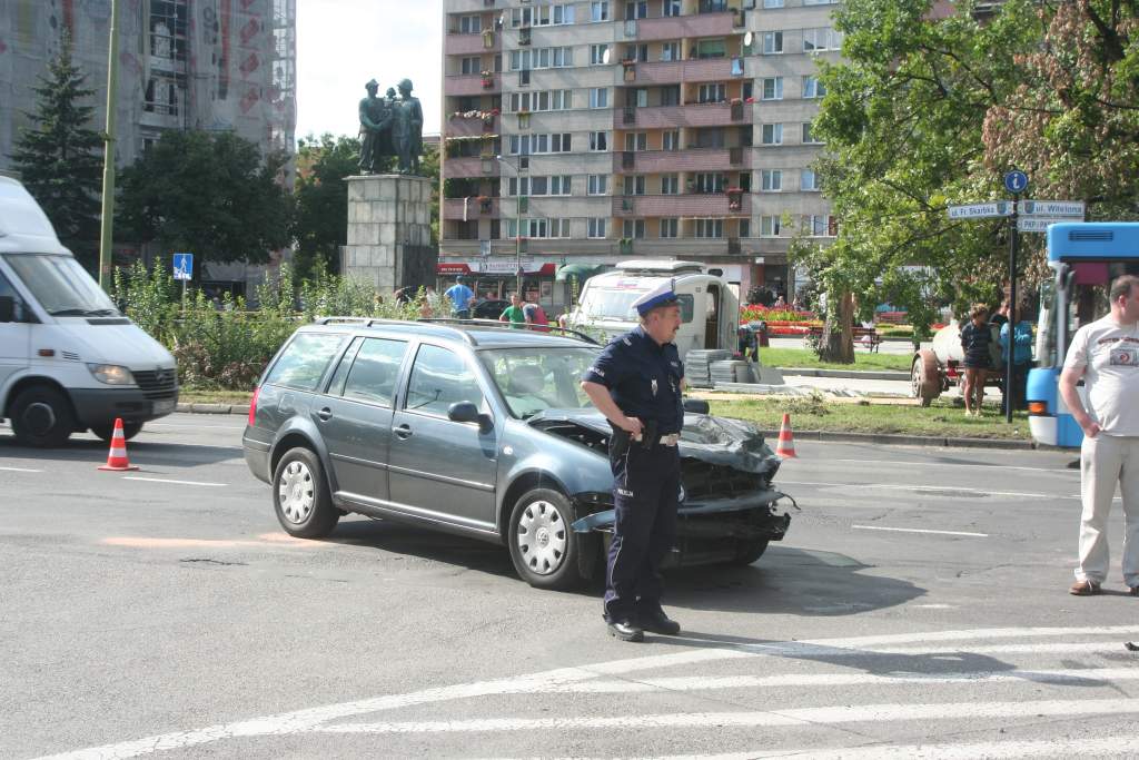 Wypadek na ul. Mickiewicza