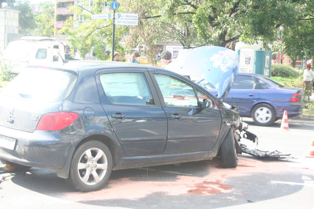Wypadek na ul. Mickiewicza