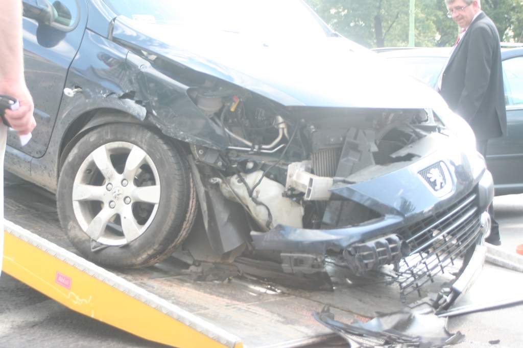 Wypadek na ul. Mickiewicza