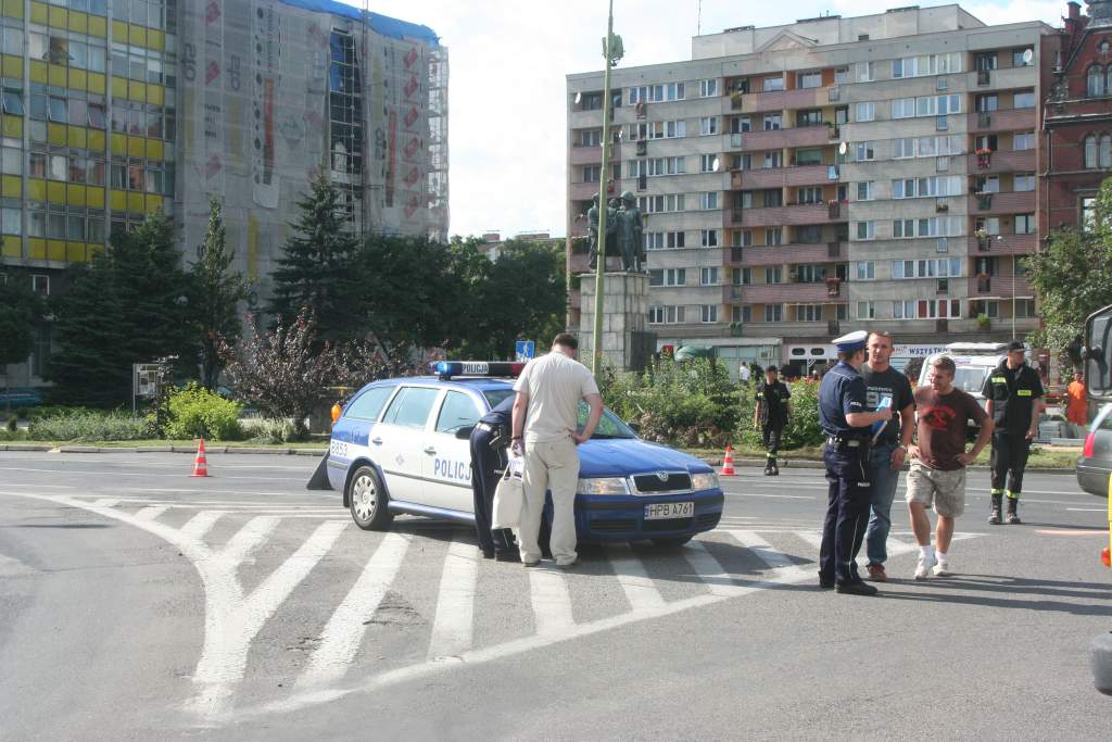 Wypadek na ul. Mickiewicza