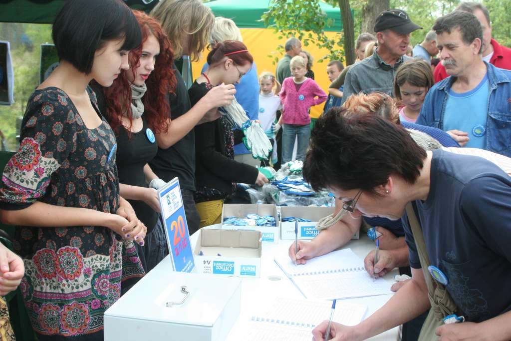 Czyn społeczny w parku