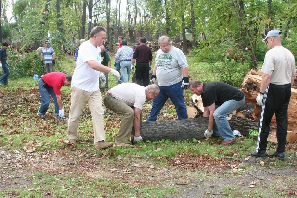 Czyn społeczny w parku