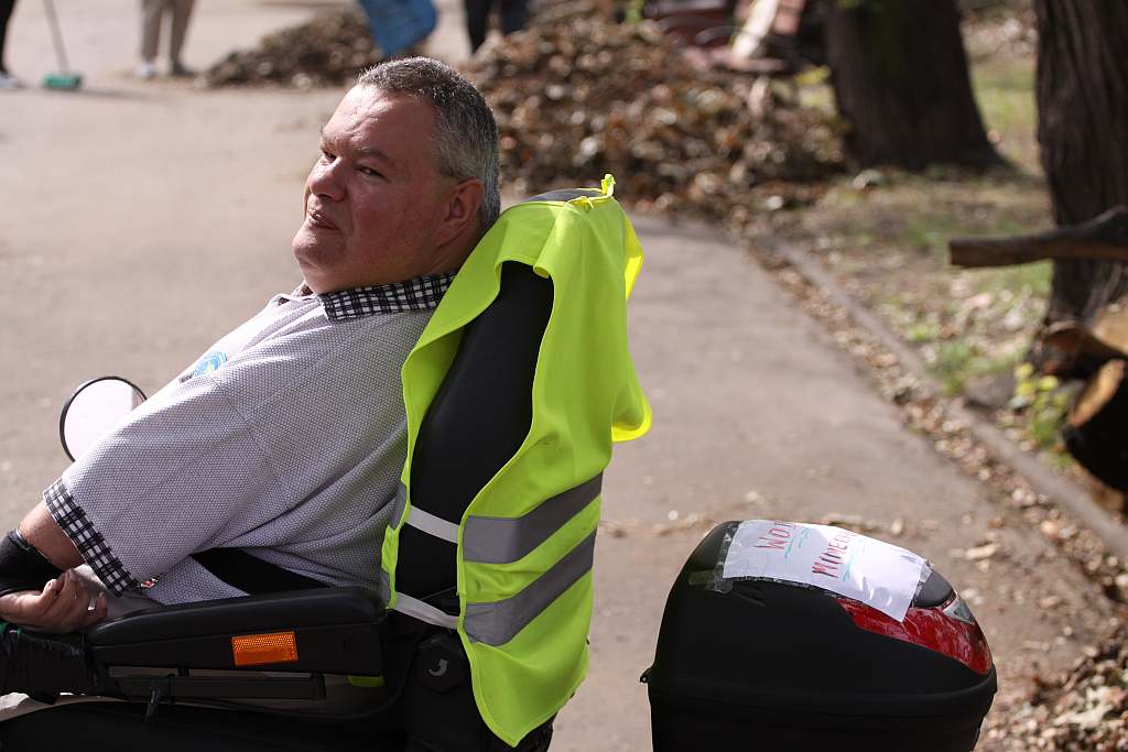 Kolejny czyn w parku