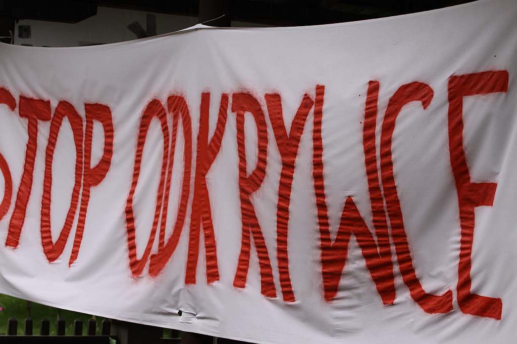 Protestowali na drodze