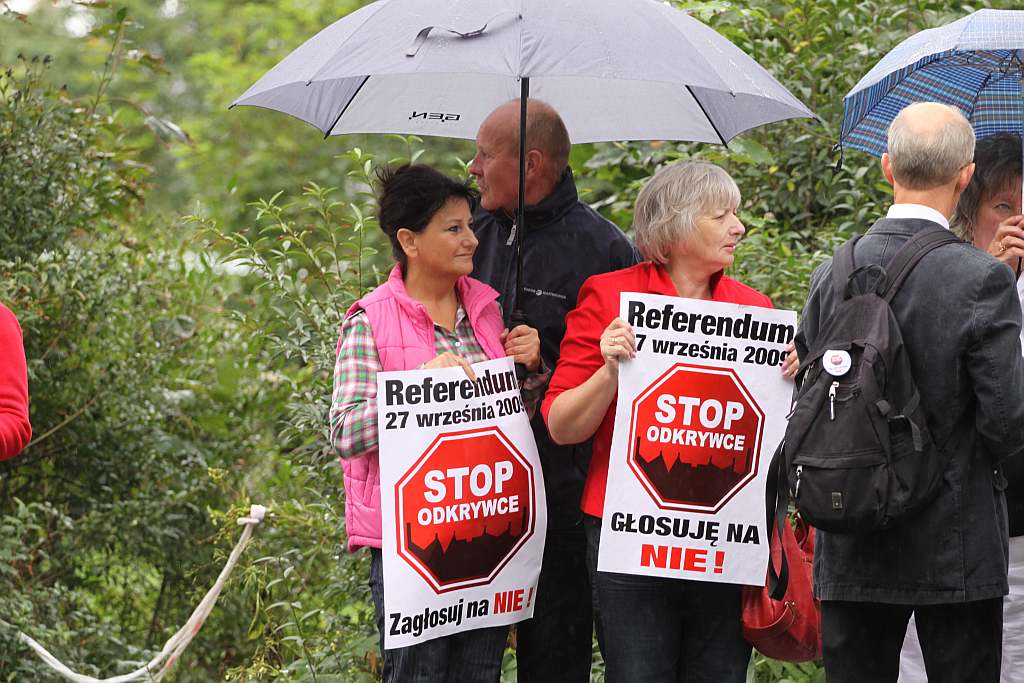 Protestowali na drodze
