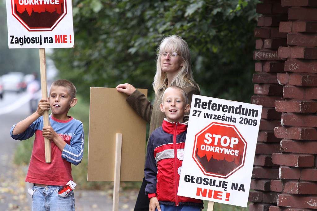 Protestowali na drodze