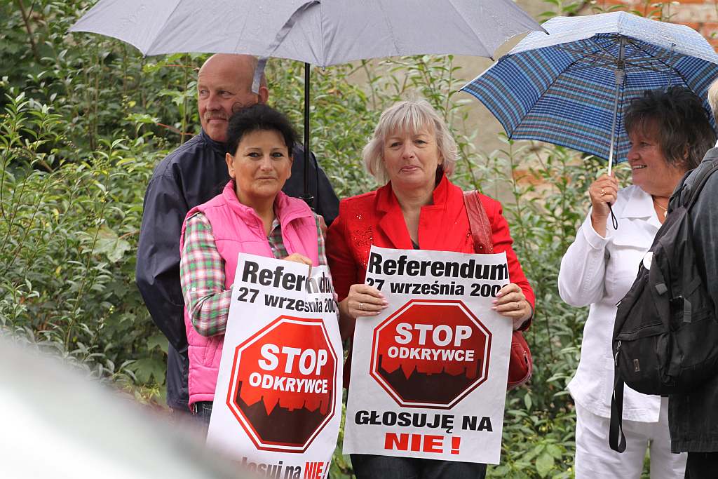 Protestowali na drodze