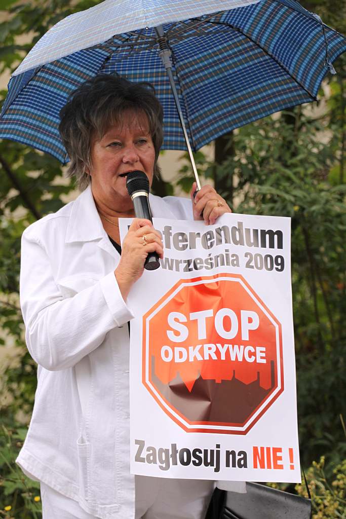 Protestowali na drodze
