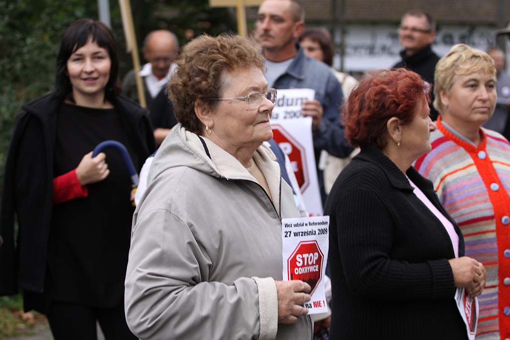 Protestowali na drodze