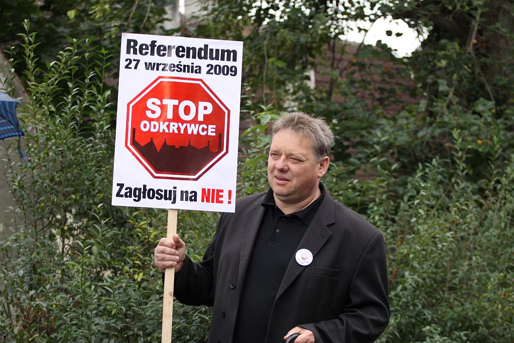 Protestowali na drodze