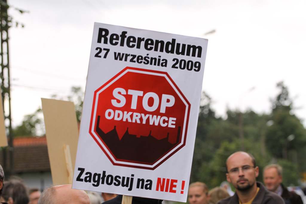 Protestowali na drodze