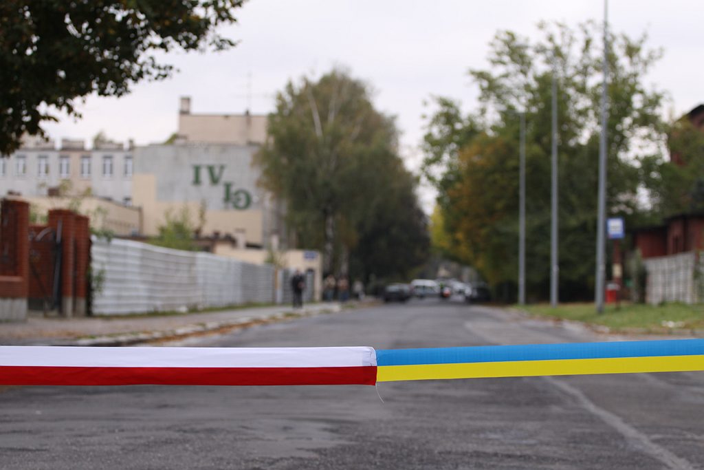 Otwarcie ulicy z dyplomatami