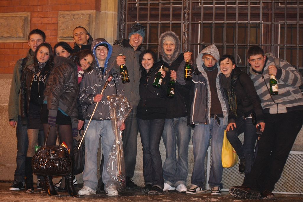 Legniczanie witali Nowy Rok