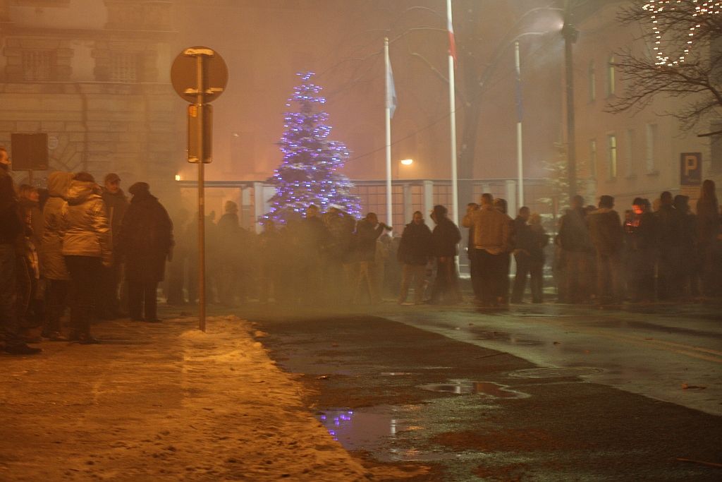 Legniczanie witali Nowy Rok