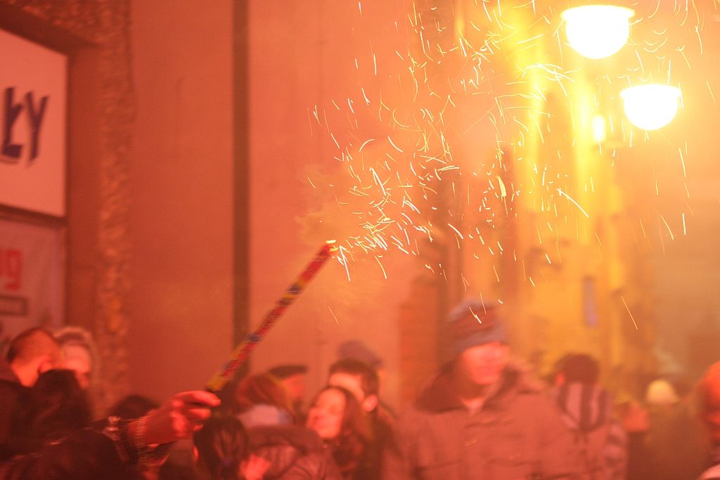 Legniczanie witali Nowy Rok