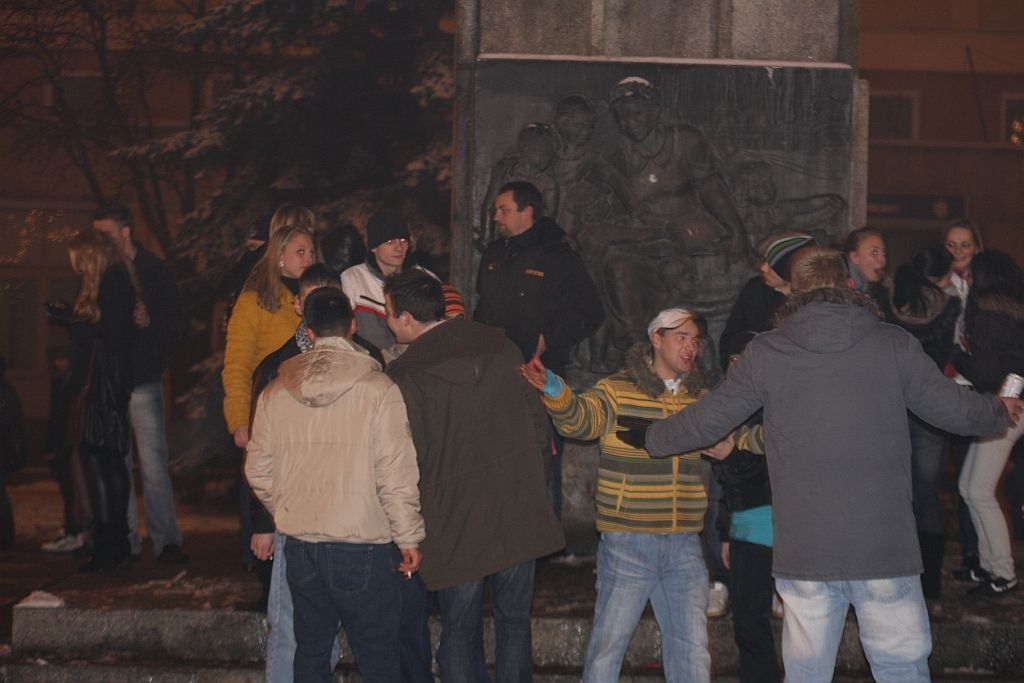 Legniczanie witali Nowy Rok