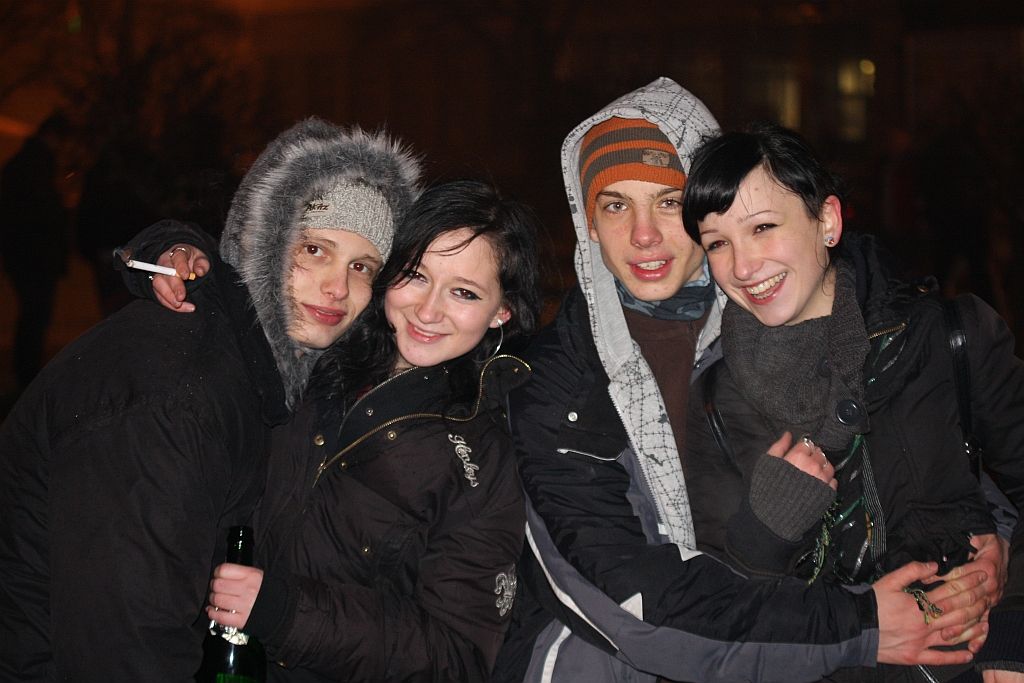 Legniczanie witali Nowy Rok