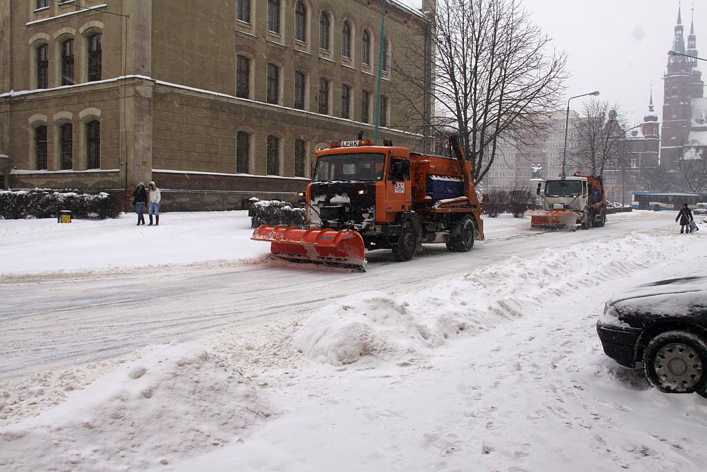 Legnica zasypana śniegiem