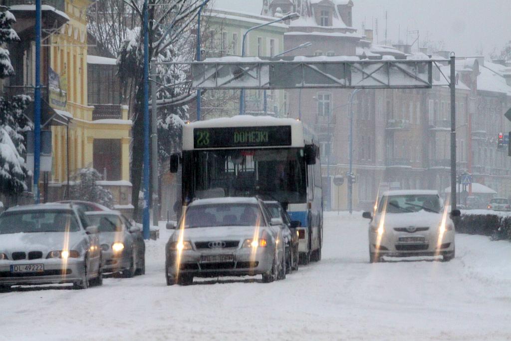Legnica zasypana śniegiem
