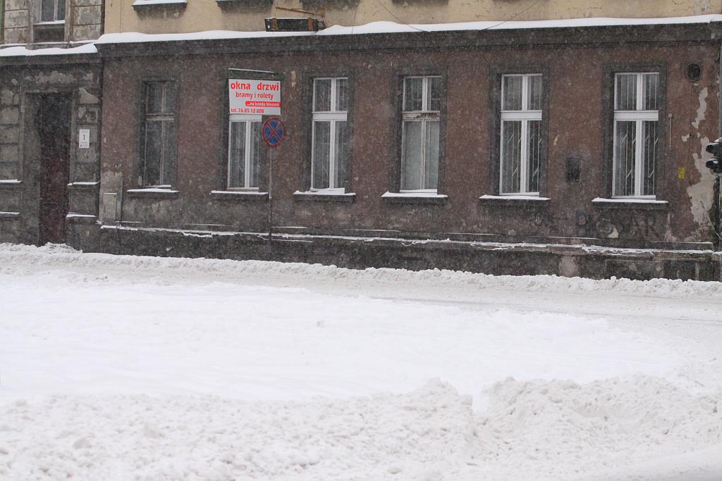 Legnica zasypana śniegiem