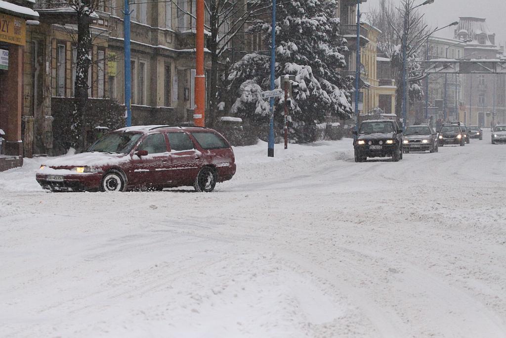 Legnica zasypana śniegiem