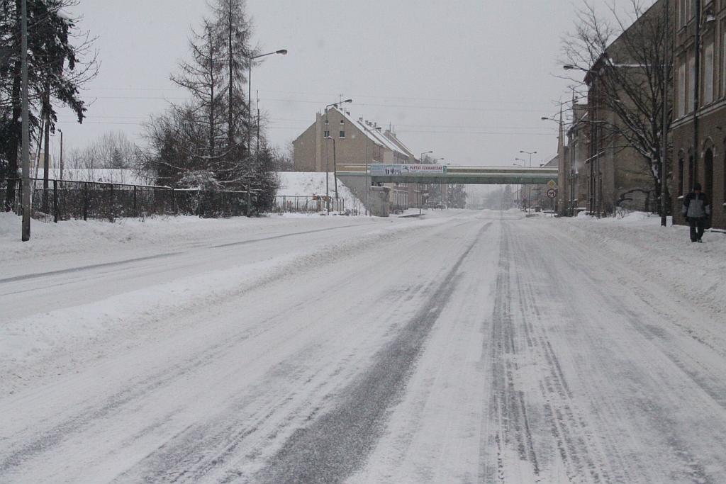 Legnica zasypana śniegiem