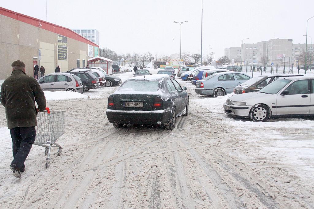 Legnica zasypana śniegiem