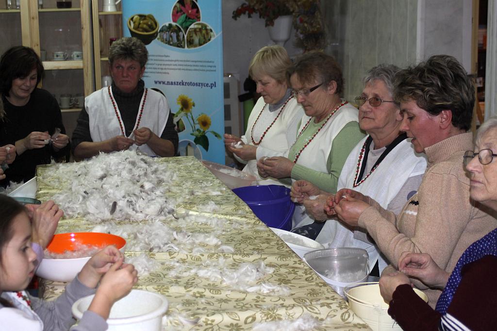 Darli pierze w Krotoszycach