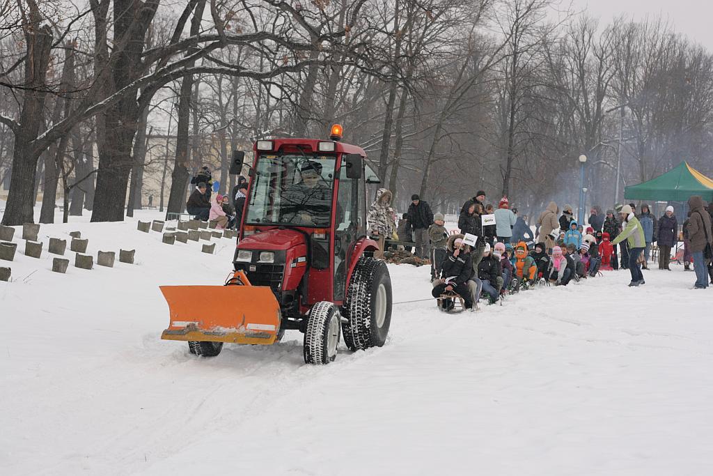 Kulig w legnickim parku