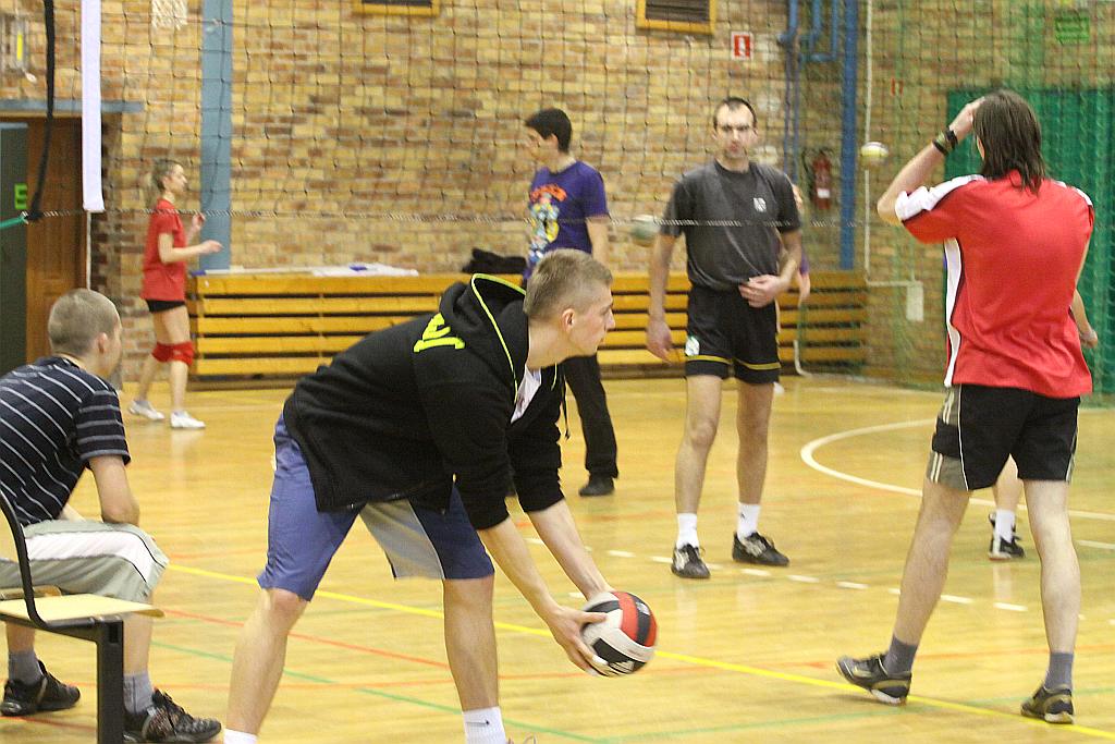 Siatkówka z kwiatkiem