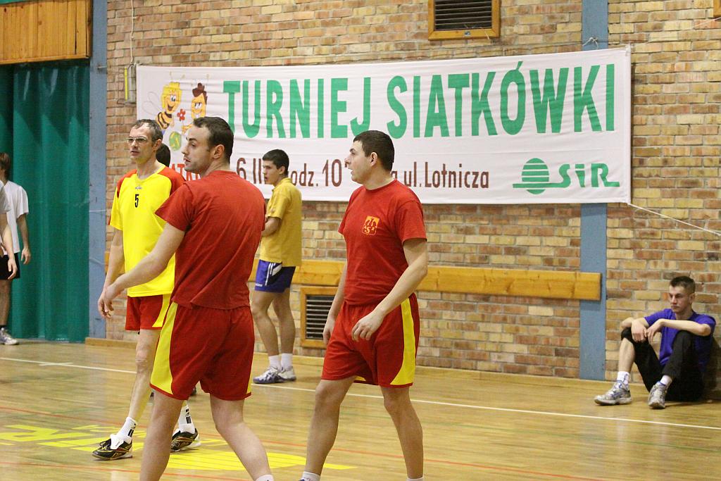 Siatkówka z kwiatkiem
