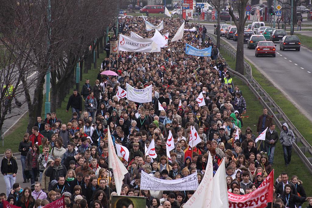 Maszerowali w obronie życia