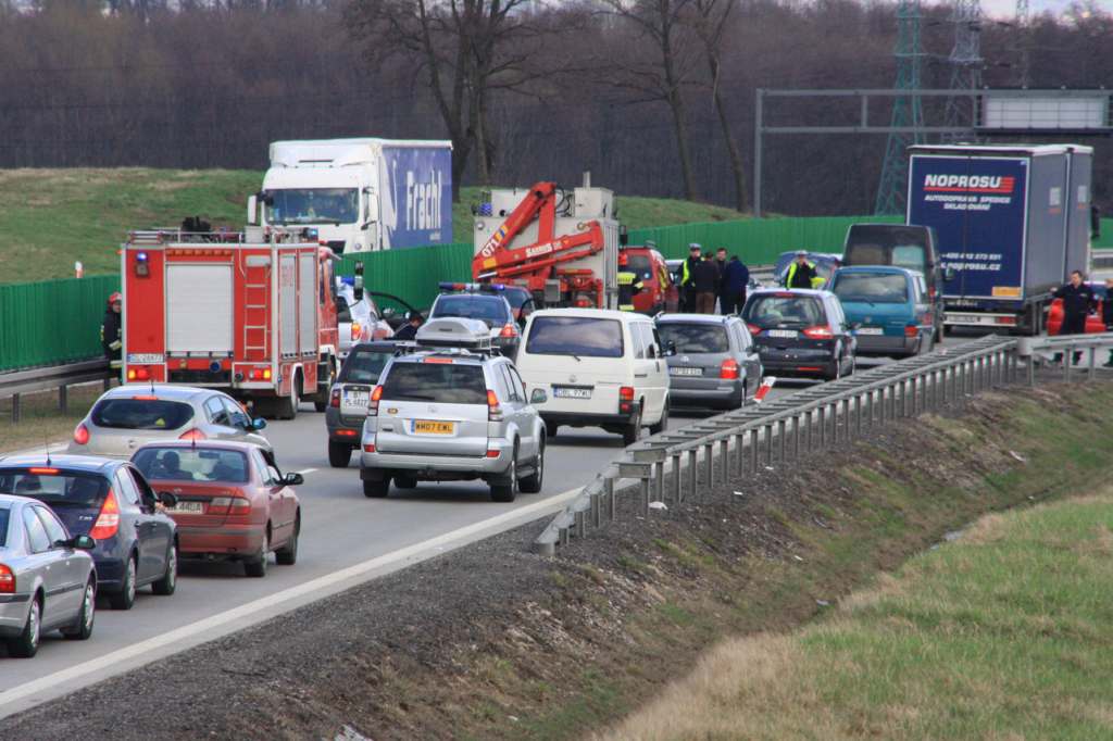 Wypadek i kolizja. A4 zakorkowana