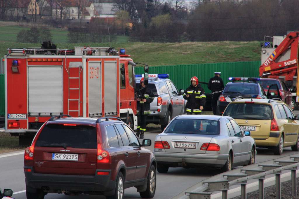 Wypadek i kolizja. A4 zakorkowana