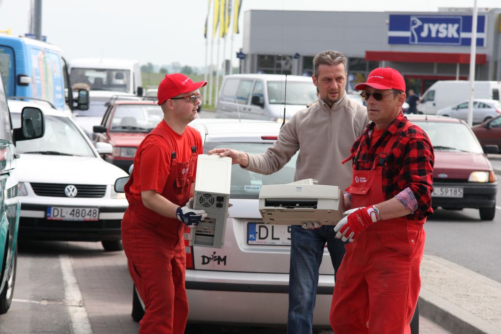 Sadzonki za żużyty telewizor lub pralkę