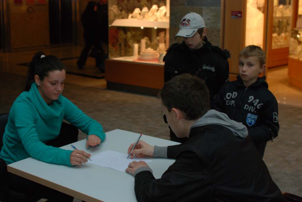 Kółko i Krzyżyk w Galerii