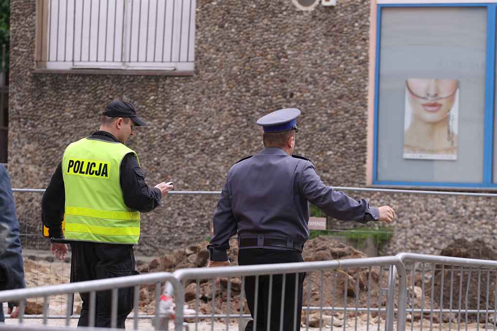 Znaleziono niewybuch na legnickim rynku
