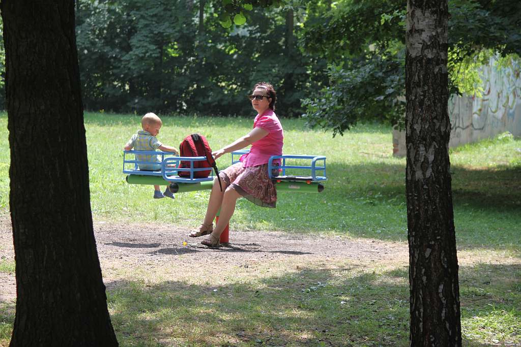 Plac zabaw w parku