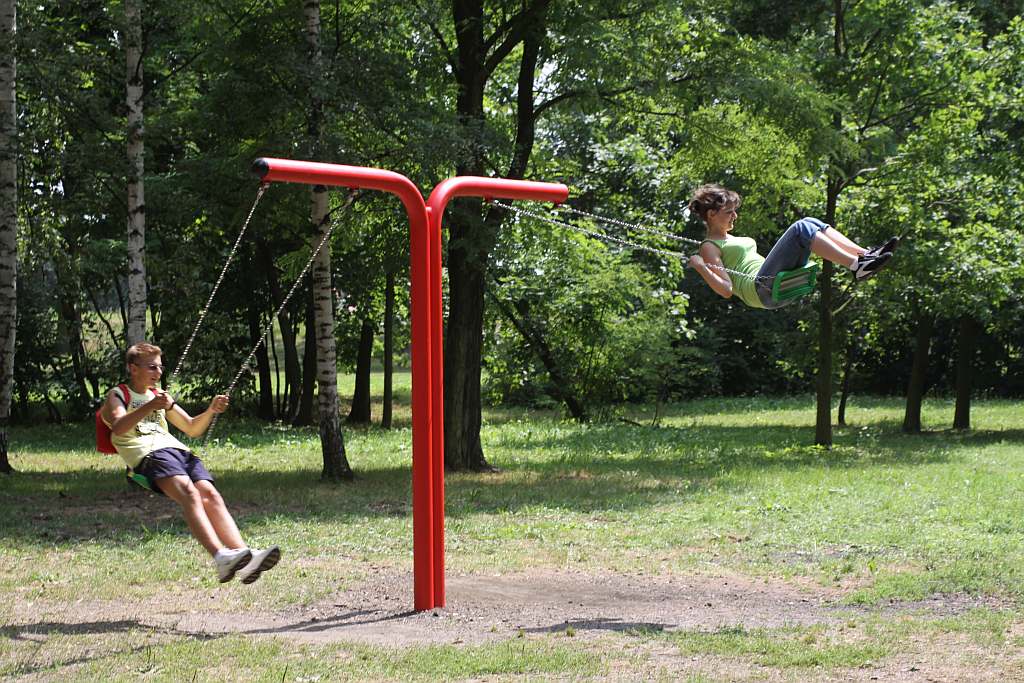 Plac zabaw w parku
