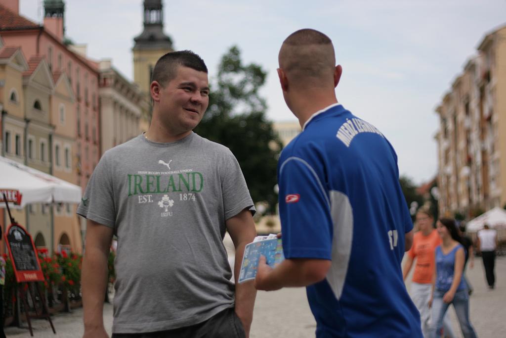 Piłkarze Miedzianki ruszyli w miasto