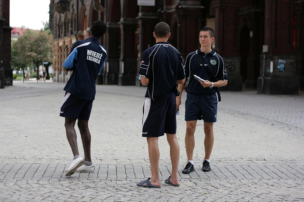Piłkarze Miedzianki ruszyli w miasto