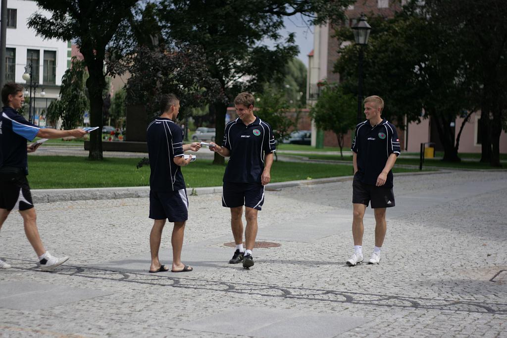 Piłkarze Miedzianki ruszyli w miasto