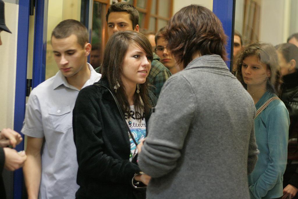 Kwikowcy na otrzęsinach w PWSZ
