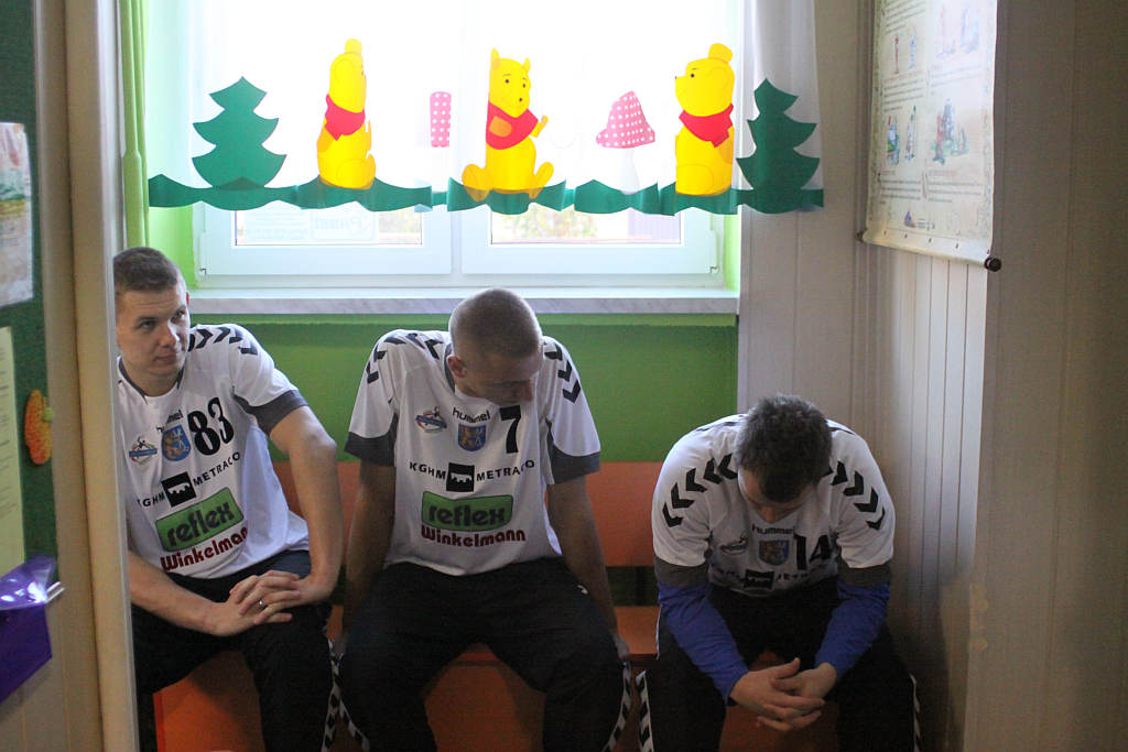Szczypiorniści w przedszkolu