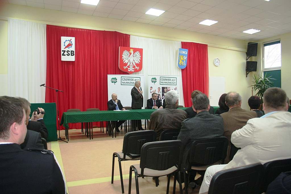 Wicepremier Pawlak w Legnicy